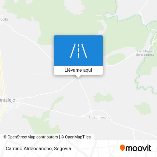 Mapa Camino Aldeosancho