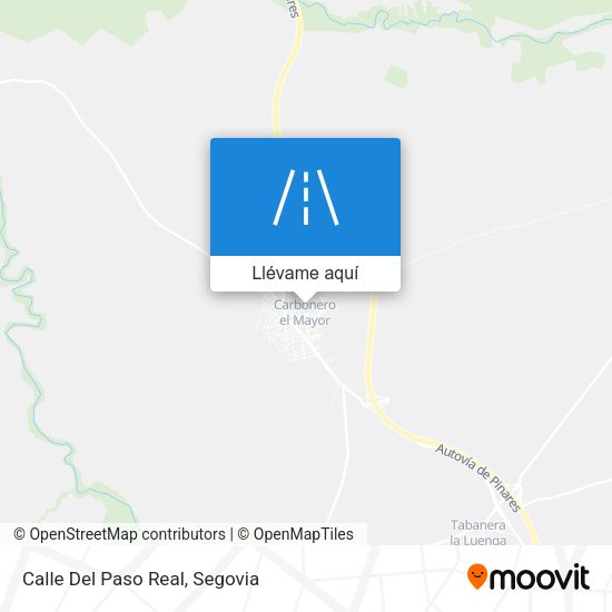 Mapa Calle Del Paso Real