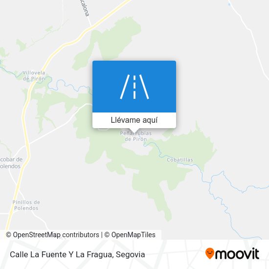 Mapa Calle La Fuente Y La Fragua