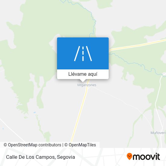 Mapa Calle De Los Campos