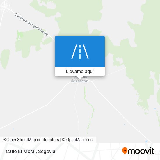 Mapa Calle El Moral