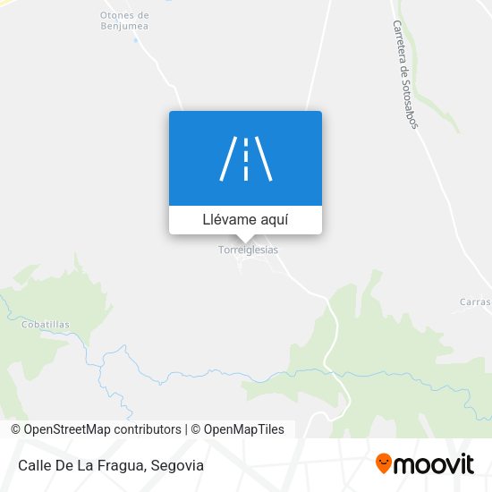 Mapa Calle De La Fragua