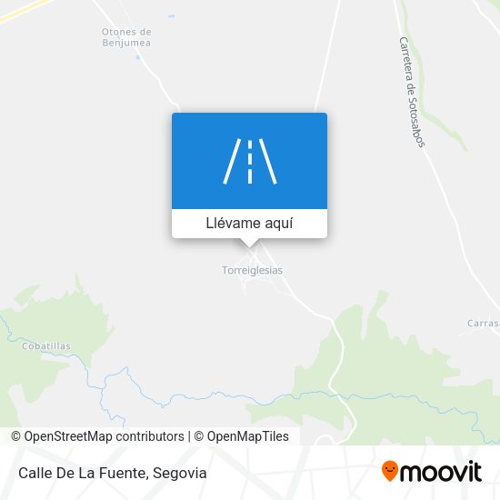 Mapa Calle De La Fuente