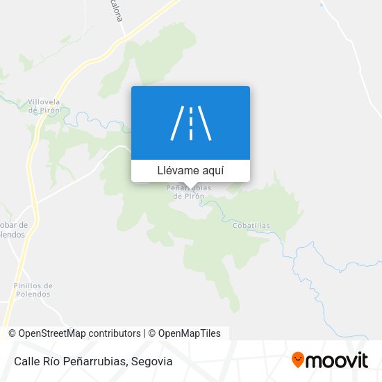 Mapa Calle Río Peñarrubias