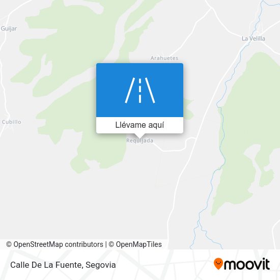 Mapa Calle De La Fuente