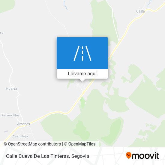 Mapa Calle Cueva De Las Tinteras