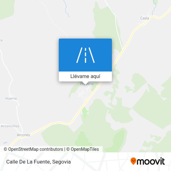 Mapa Calle De La Fuente
