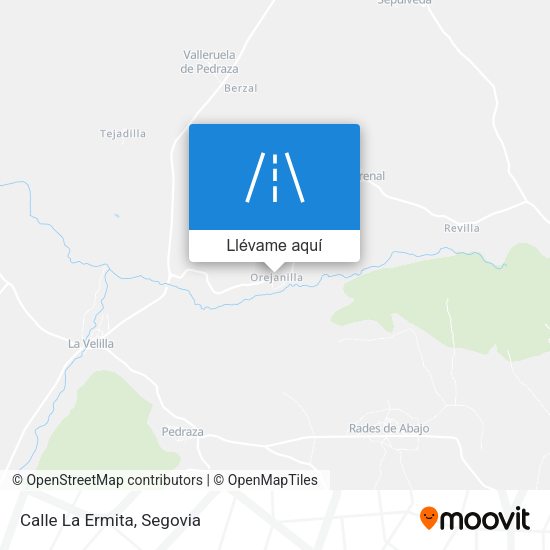 Mapa Calle La Ermita