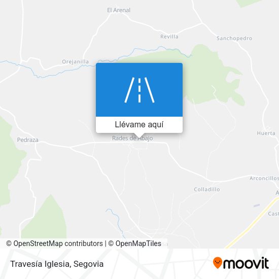 Mapa Travesía Iglesia
