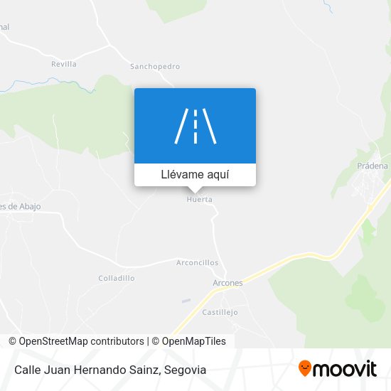 Mapa Calle Juan Hernando Sainz