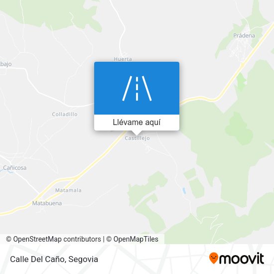 Mapa Calle Del Caño