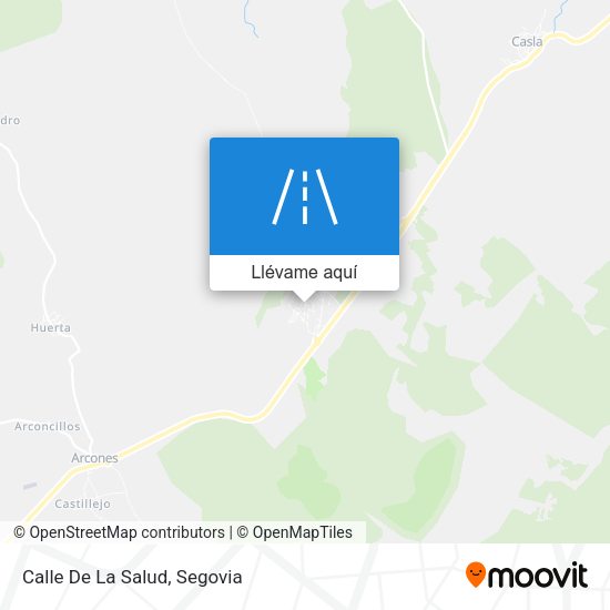 Mapa Calle De La Salud