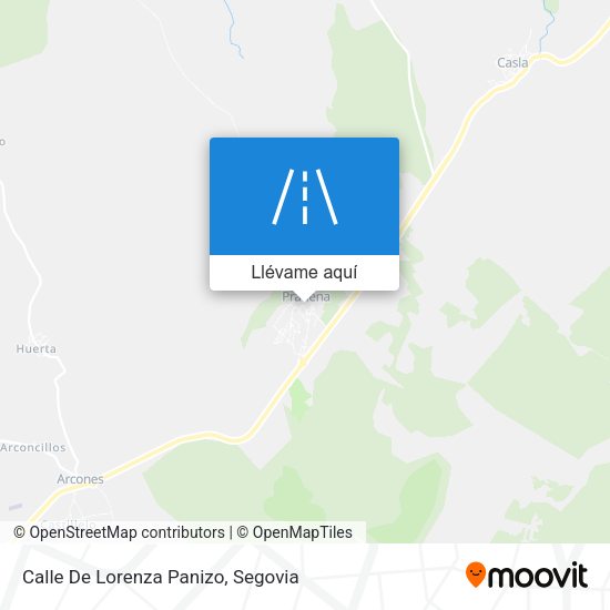 Mapa Calle De Lorenza Panizo