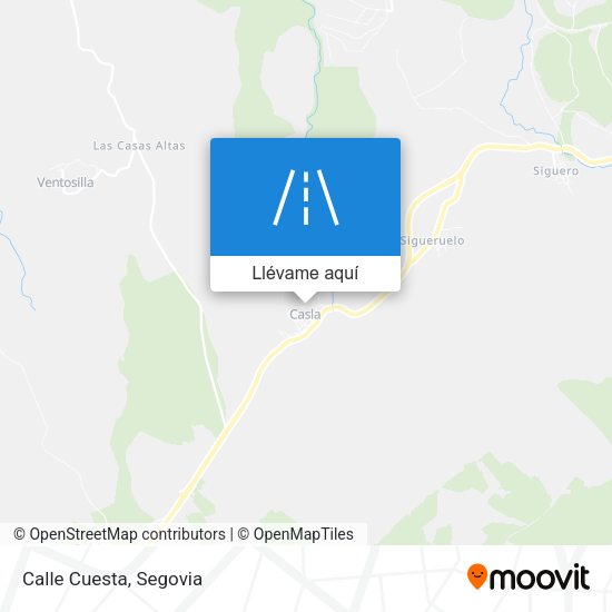 Mapa Calle Cuesta