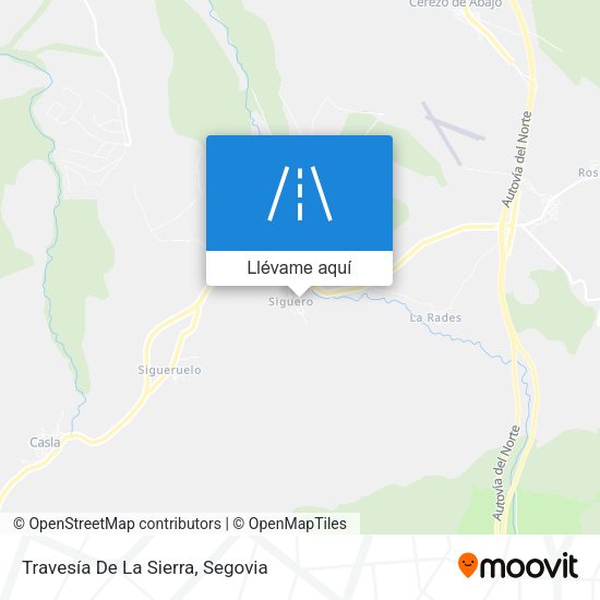 Mapa Travesía De La Sierra