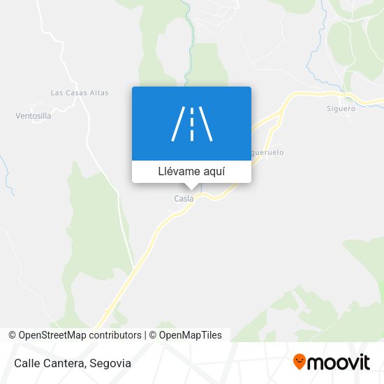 Mapa Calle Cantera