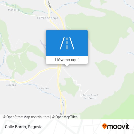 Mapa Calle Barrio