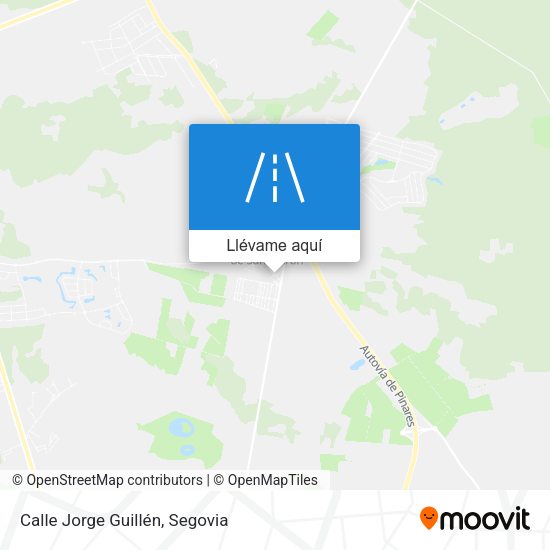 Mapa Calle Jorge Guillén
