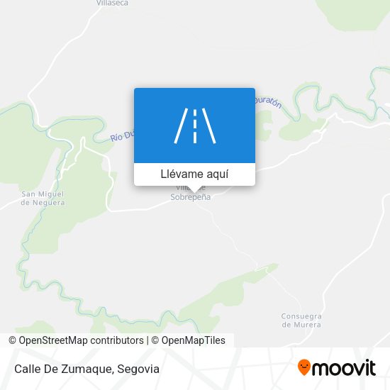 Mapa Calle De Zumaque