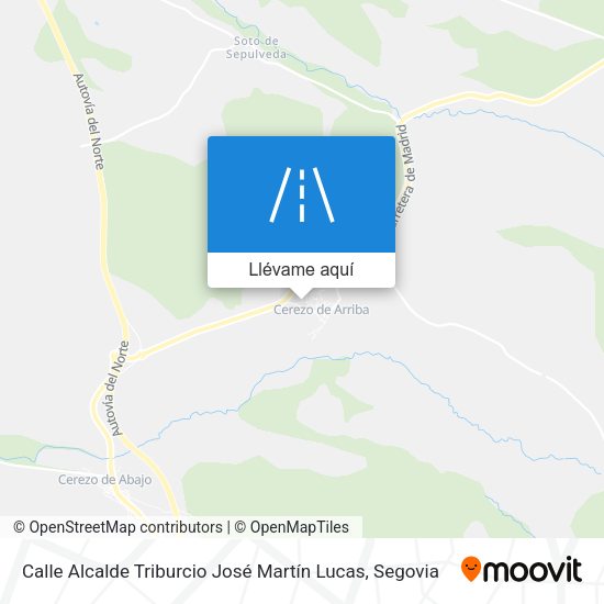 Mapa Calle Alcalde Triburcio José Martín Lucas