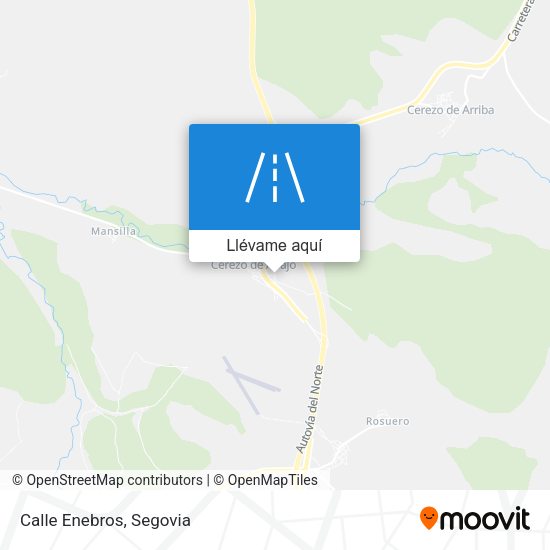 Mapa Calle Enebros