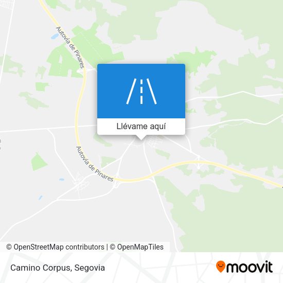 Mapa Camino Corpus