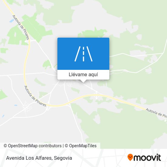 Mapa Avenida Los Alfares
