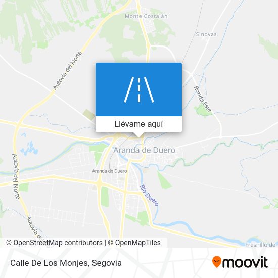 Mapa Calle De Los Monjes