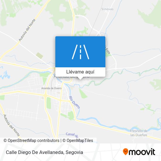 Mapa Calle Diego De Avellaneda