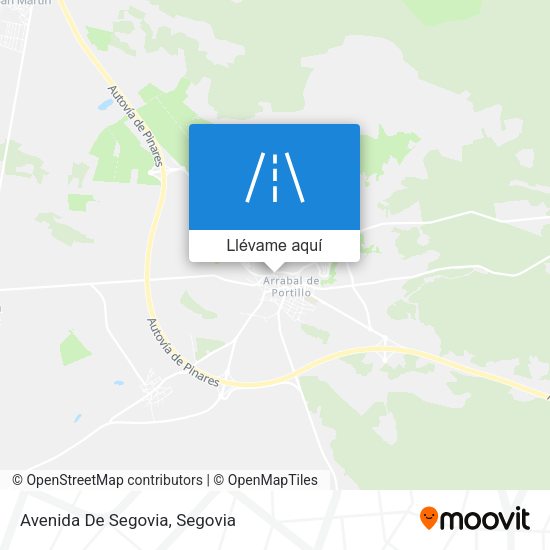 Mapa Avenida De Segovia