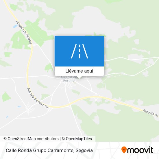 Mapa Calle Ronda Grupo Carramonte