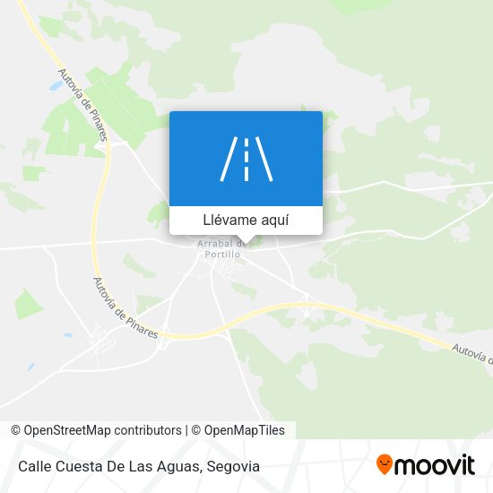 Mapa Calle Cuesta De Las Aguas