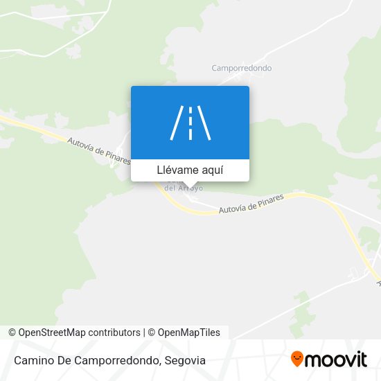 Mapa Camino De Camporredondo
