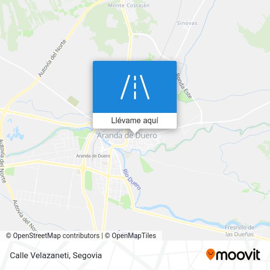 Mapa Calle Velazaneti