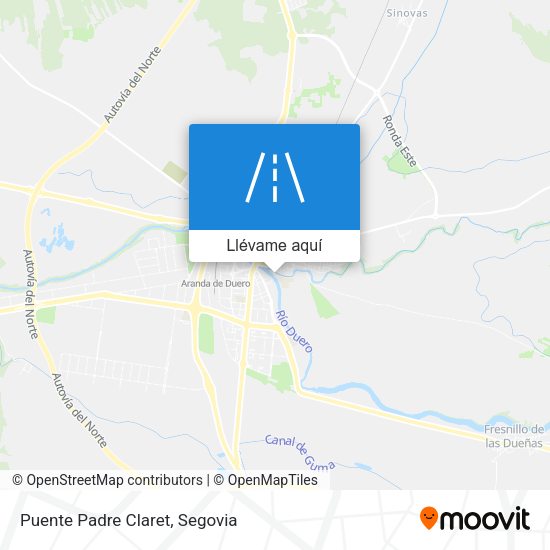 Mapa Puente Padre Claret