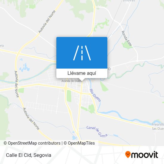 Mapa Calle El Cid