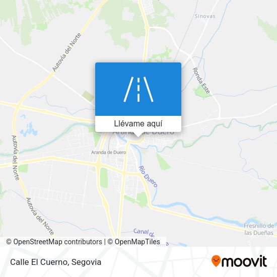 Mapa Calle El Cuerno