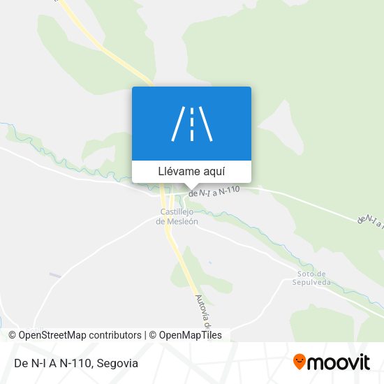 Mapa De N-I A N-110