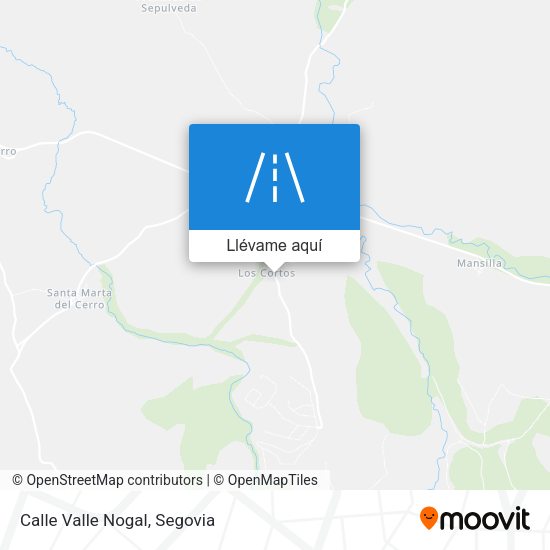 Mapa Calle Valle Nogal