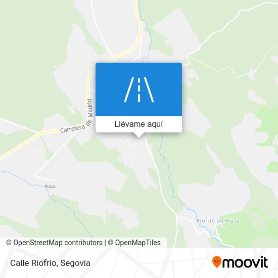 Mapa Calle Riofrío