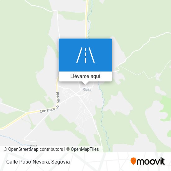 Mapa Calle Paso Nevera