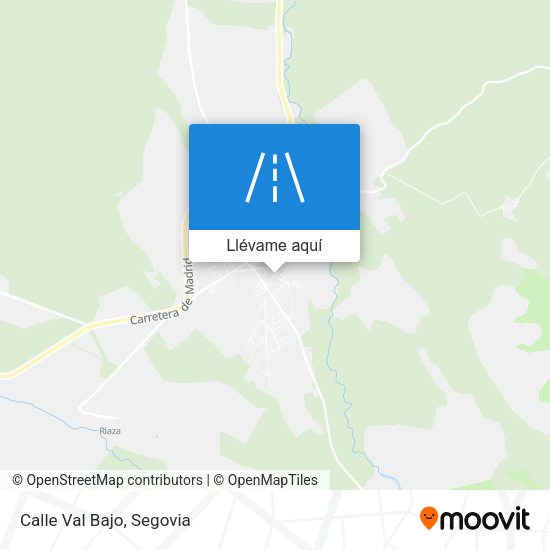 Mapa Calle Val Bajo