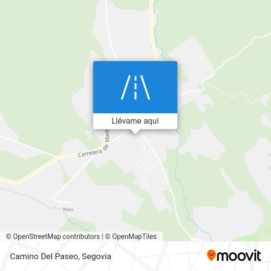 Mapa Camino Del Paseo