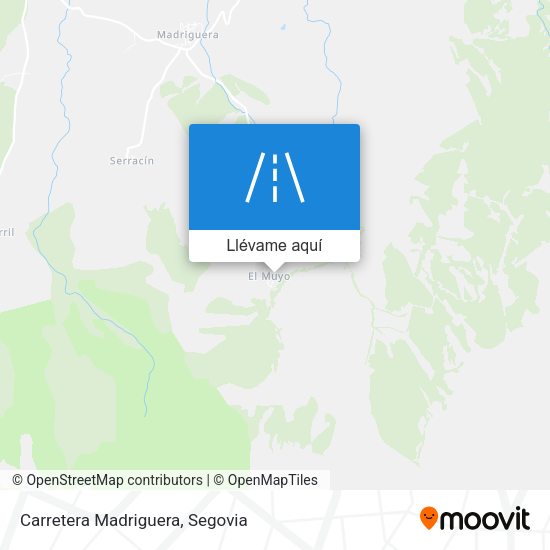 Mapa Carretera Madriguera