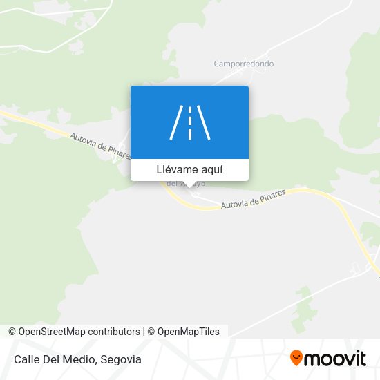 Mapa Calle Del Medio