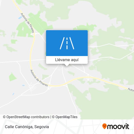 Mapa Calle Canóniga