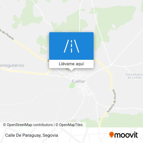 Mapa Calle De Paraguay