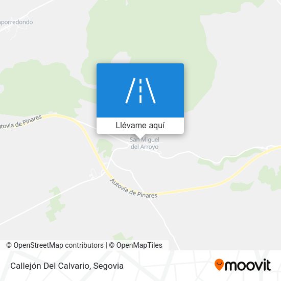 Mapa Callejón Del Calvario