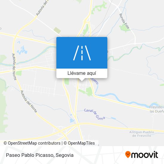 Mapa Paseo Pablo Picasso