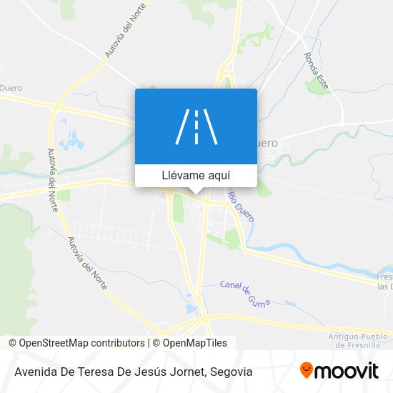 Mapa Avenida De Teresa De Jesús Jornet